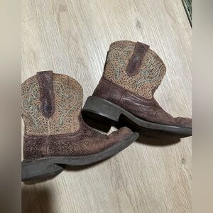 Ariat Women's Fatbaby Heritage Harmony cowboy Western boots leopard sz 7.5 B